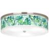 Tropica Giclee Nickel 20 1/4&quot; Wide Ceiling Light