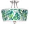 Tropica Tapered Drum Giclee Ceiling Light