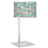 Cherry Blossoms Glass Inset Table Lamp
