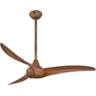 52&quot; Minka Aire Wave Distressed Koa Ceiling Fan with Remote Control
