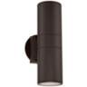 Possini Euro Ellis 11 3/4&quot;H Brown Up-Down Outdoor Wall Light