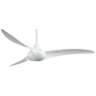 52&quot; Minka Aire Wave White Ceiling Fan with Remote Control