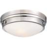 Culver Collection 13 1/4&quot; Wide Chrome Ceiling Light