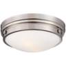 Culver Collection 13 1/4&quot; Wide Brushed Nickel Ceiling Light