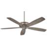52&quot; Minka Aire Kafe Burnished Nickel Pull Chain Ceiling Fan