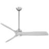 60&quot; Minka Aire Aviation Nickel and Silver LED Ceiling Fan