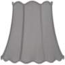 Morell Gray Scallop Bell Lamp Shade 10x16x16 (Spider)