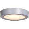 Ulko Exterior 5 1/2&quot; Wide Silver LED Outdoor Ceiling Light