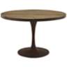 Drive 47" Wide Brown Medium Round Dining Table