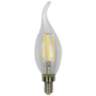 60W Equivalent Clear 6W LED Dimmable Flame Tip Candelabra