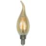 60W Equivalent Amber 6W LED Dimmable Flame Tip Candelabra