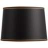 Black Shade with Black and Gold Trim 14x16x11 (Spider)