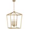 Madison 18&quot; Wide Soft Gold 4-Light Entry Pendant