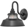 Hinkley Troyer 10&quot; High Black Outdoor Wall Light