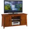 Hailley 50" Wide Russet Oak 2-Door TV Stand Console by Leick