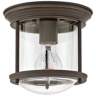 Hinkley Hadley 7 3/4&quot; Wide Oil Rubbed Bronze Ceiling Light