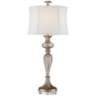 Alyson Mercury Glass Table Lamp With 7&quot; Wide Round Riser