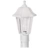Brentwood White Outdoor Post Mount Light