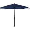 Navy 9&#39; Steel Market Umbrella
