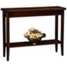 Laurent 38&quot; Wide Solid Wood Hall Stand Table