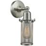 Quincy Hall 10&quot; High Satin Brushed Nickel A Wall Sconce