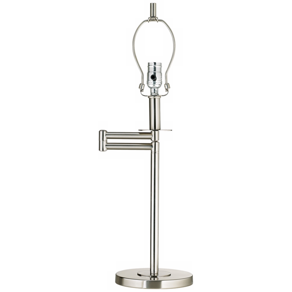 Brushed Nickel Swing Arm Desk Lamp   #41253