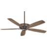 52&quot; Minka Aire Kafe Heirloom Bronze Ceiling Fan with Pull Chain