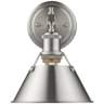 Orwell 10" High Pewter Wall Sconce