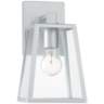 Arrington 10 3/4&quot; High Glass and Silver Outdoor Wall Light