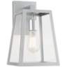 Arrington 13&quot; High Glass and Silver Outdoor Wall Light