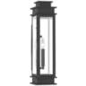 Princeton 20 1/4&quot; High Black Outdoor Wall Light