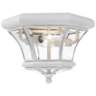 Monterey 10 1/2&quot; Wide White Outdoor Ceiling Light