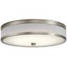 Kichler Pira 15&quot; Wide Brushed Nickel Modern LED Ceiling Light