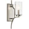 Kichler Vara 14 1/2&quot; High Brushed Nickel Wall Sconce
