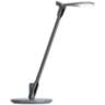Koncept Splitty Matte Gray LED Modern Desk Lamp with USB Port
