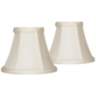 Set of 2 Creme Bell Shades 3x6x5 (Clip-On)