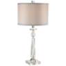 Aline Modern Crystal Table Lamp With Cord Dimmer with USB Port