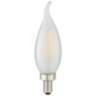 40W Equivalent Milky 4W LED Dimmable Flame Candelabra Bulb
