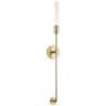 Mitzi Dylan 35&quot; High Aged Brass Wall Sconce