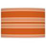 Celosia Orange Bold Stripe Ovo Glass Table Lamp
