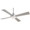 52&quot; Minka Aire Aluma Brushed Aluminum Wet Rated  LED Fan with Remote