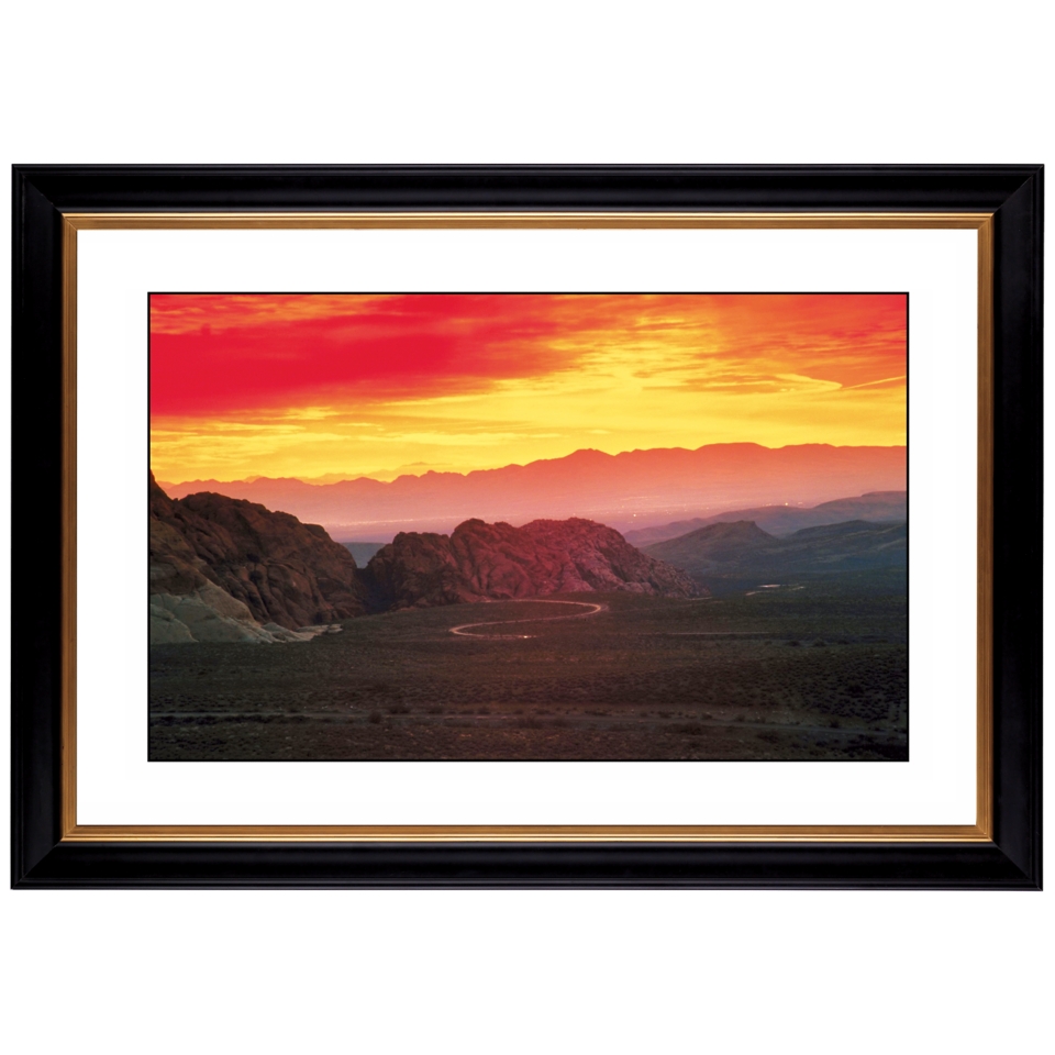 Desert Mesa Sunrise Giclee 41 3/8" Wide Wall Art   #56646 80384