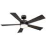 52&quot; Modern Forms Wynd Bronze Wet Location LED Smart Ceiling Fan
