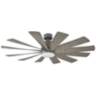 60&quot; Modern Forms Windflower Graphite LED Wet Rated Smart Ceiling Fan