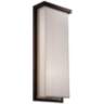 Modern Forms Ledge 20&quot; High Bronze LED Outdoor Wall Light