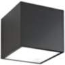 Modern Forms Bloc 5 1/2&quot; High Black LED Outdoor Wall Light