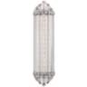 Albion 6 1/2&quot; Wide 14-Light Polished Nickel LED Wall Sconce