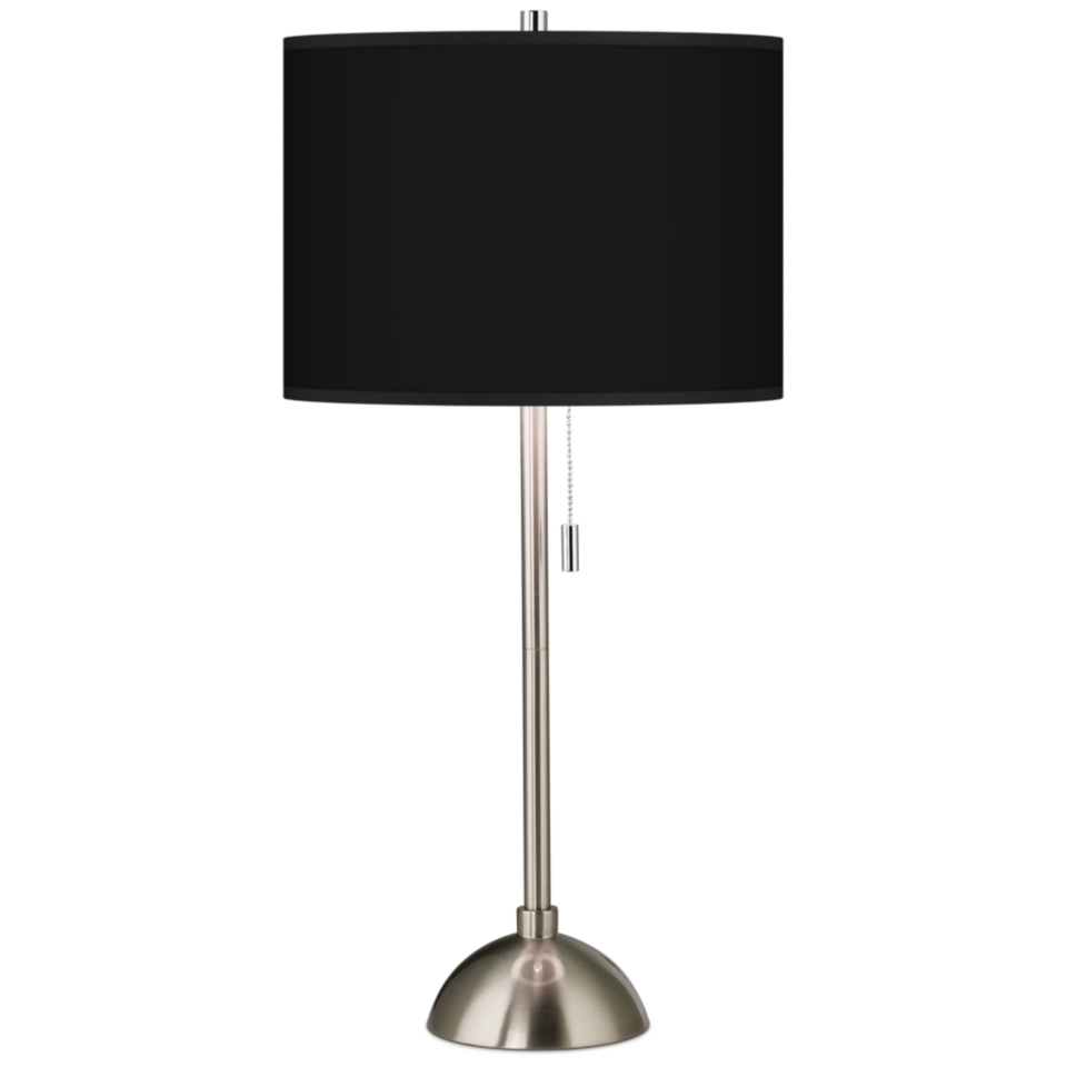 Black Canvas  Shade Table Lamp   #60757 M2466