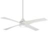 56&quot; Minka Aire Swept Flat White LED Ceiling Fan