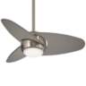 36&quot; Minka Aire Slant Brushed Steel LED Ceiling Fan